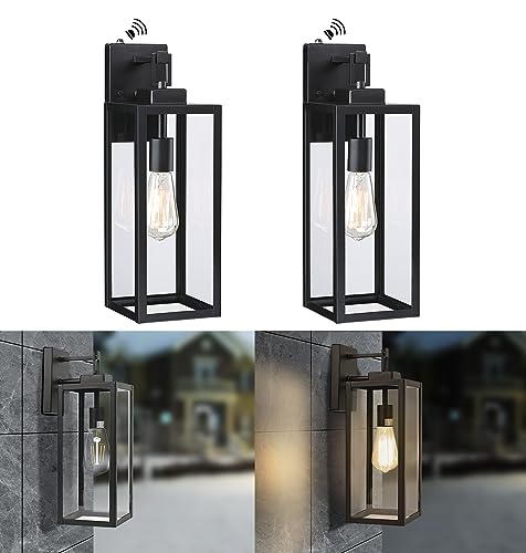 Large Outdoor Wall Lights with Dusk to Dawn Sensor