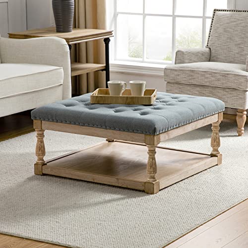 Large Square Ottoman Coffee Table