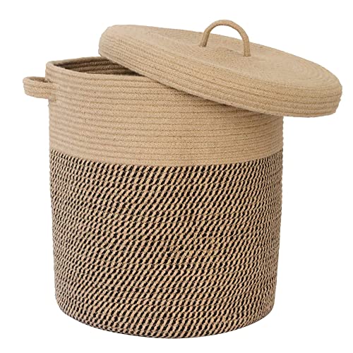 Large Storage Basket with Lid - Versatile and Stylish