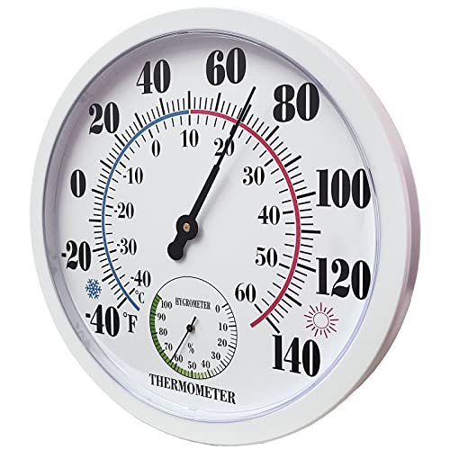 Wall Thermometer-Decorative Indoor Outdoor Temperature and Hygrometer Humidity  Gauge-5.5, 1 unit - City Market