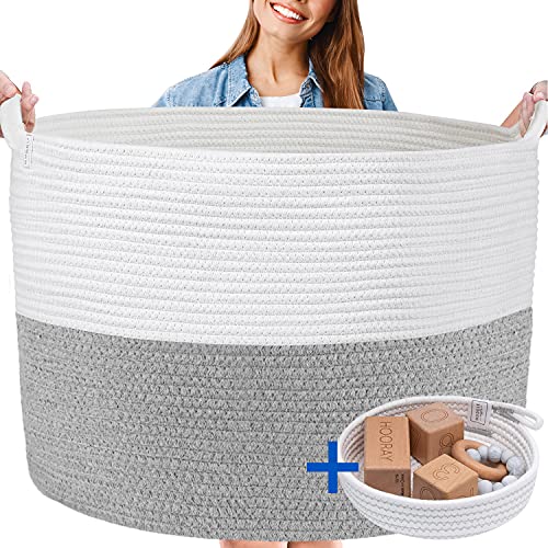 Large Washable Blanket Storage Basket