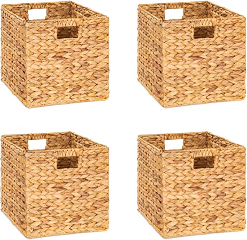 Large Wicker Storage Baskets for Shelves