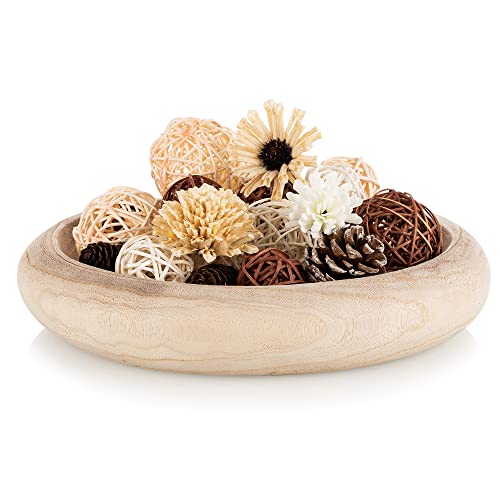 Large Wooden Bowl for Home Decor