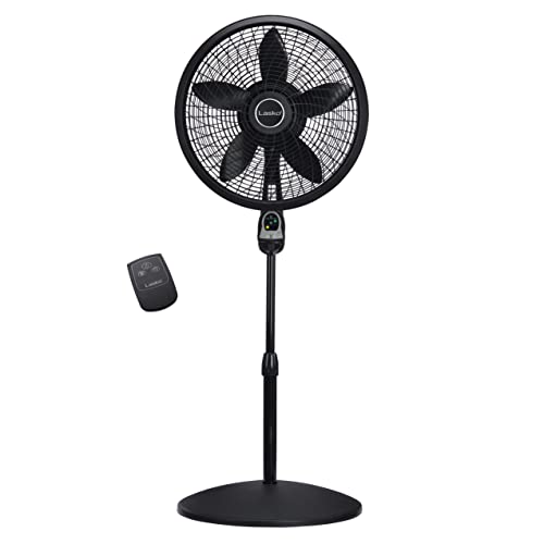 Lasko 1843 18″ Remote Control Pedestal Fan