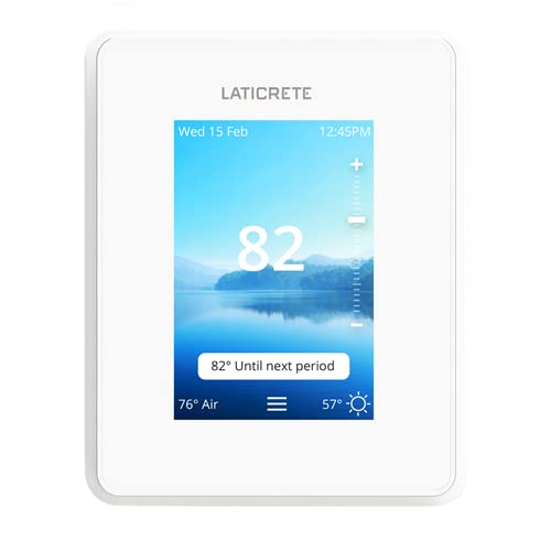 Laticrete 0804-0404-TW STRATA Heat Smart Touch LCD WiFi Programmable Thermostat