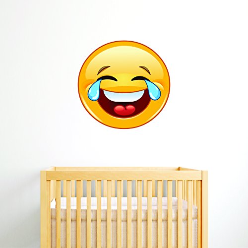 Laughing LOL Emoji Wall Sticker