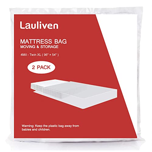 Lauliven 2-Pack Mattress Bag for Moving