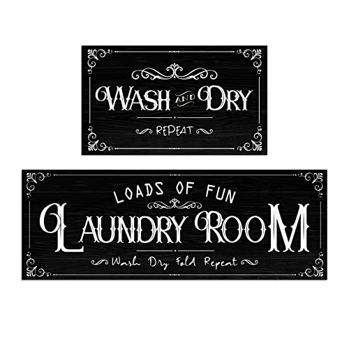Laundry Room Rug Set of 2