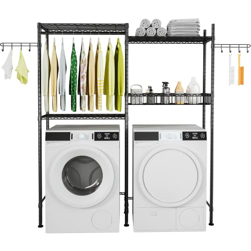 Over Washer and Dryer Laundry Room Storage Shelf