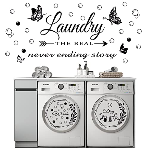 Laundry Room Vinyl Wall Decal Stickers