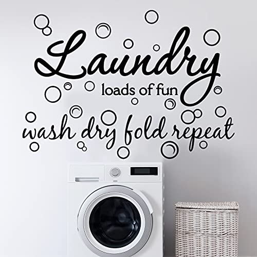 Laundry Room Wall Decal Sticker