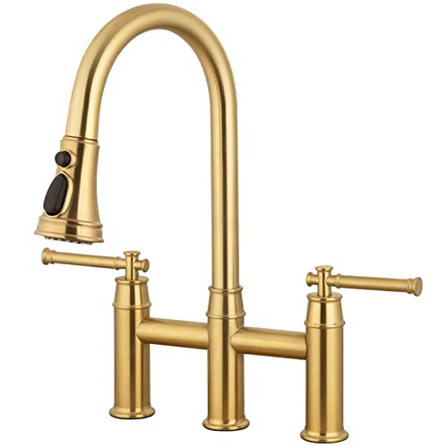 Lava Odoro Transitional Brass Kitchen Faucet