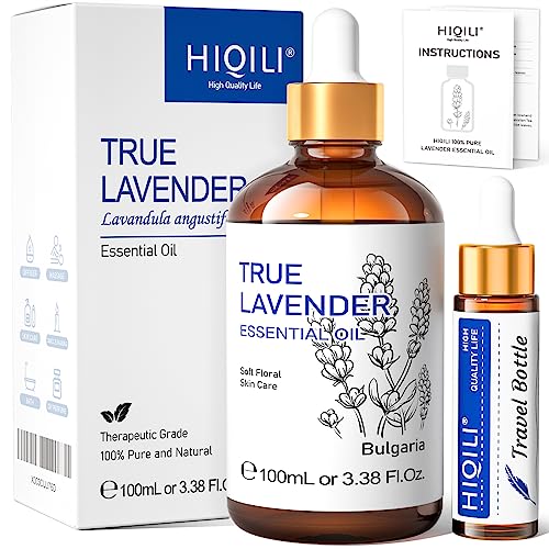 Lavender Oil 100% Pure Undiluted Premium Oils - 3.38 Fl Oz