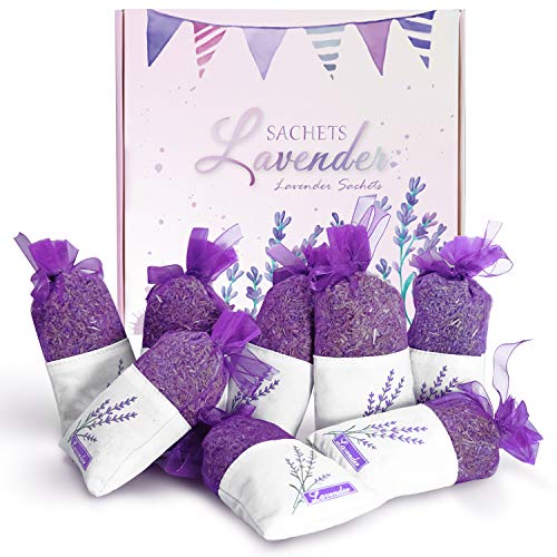 Lavender Scented Sachets Gift Set (8 Packs)