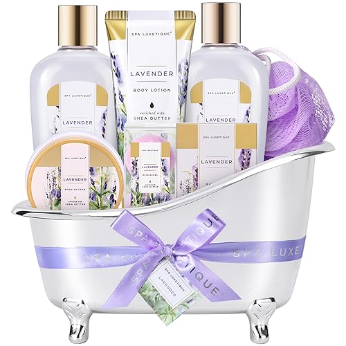 Lavender Spa Gift Basket for Women