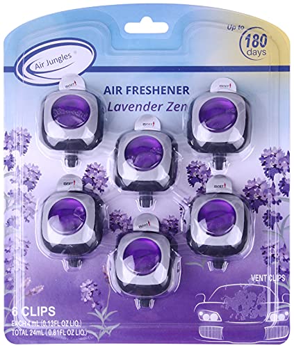 Lavender Zen Car Air Freshener Clip
