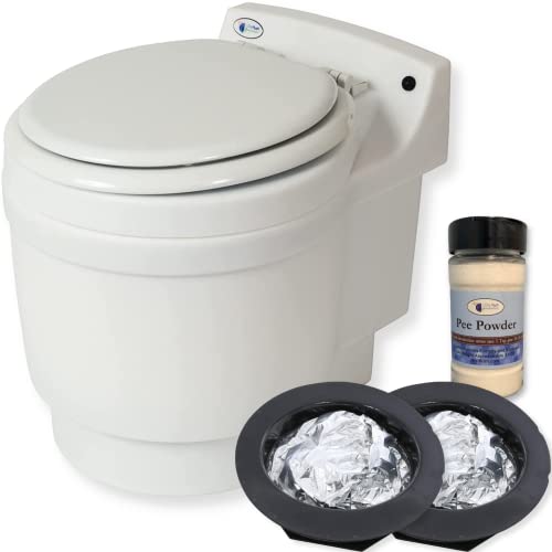 Laveo Dry Flush Toilet - Waterless, Portable, Self Contained