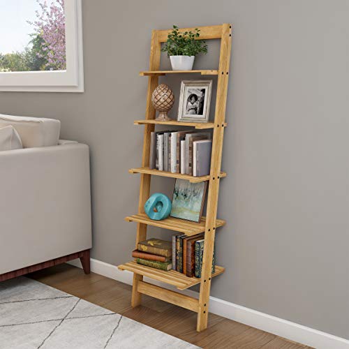 Lavish Home 5-Tier Ladder Bookshelf