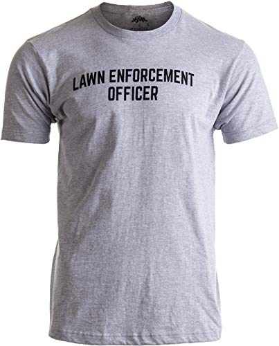 Lawn Patrol | Vintage Grey Dad Joke T-Shirt-(Adult,L)