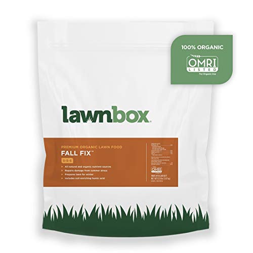 Lawnbox Fall Fix 5-5-5 Organic Grass Fertilizer