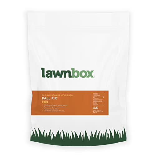 Lawnbox Fall Fix 5-5-5 Organic Grass Fertilizer