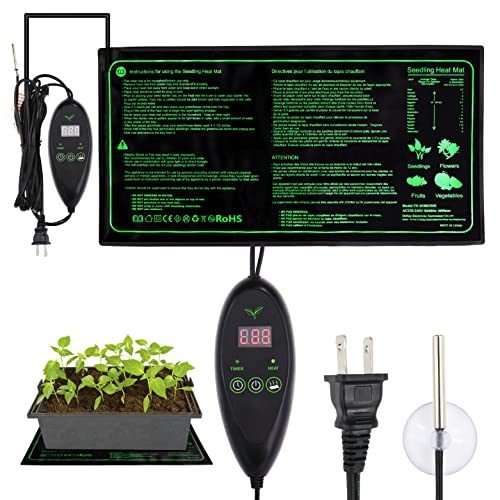 LAWNFUL Heat Mat with Thermostat & Timer Controller