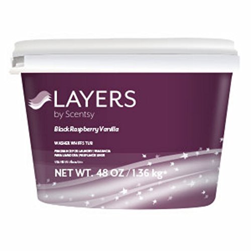 Layers by Scentsy Washer Whiffs (Black Raspberry Vanilla, 48 oz Tub)