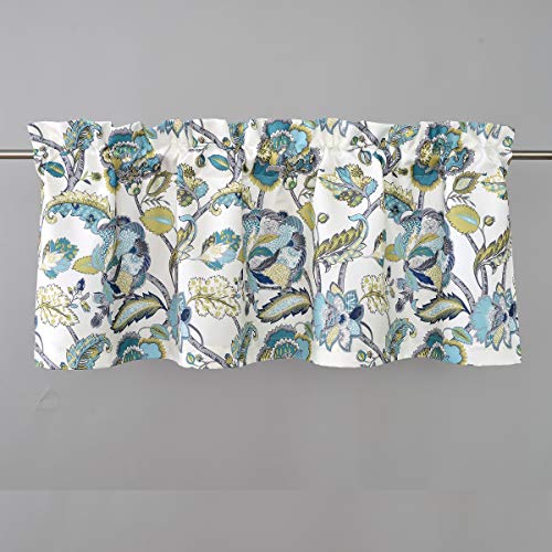 Layla Classic Floral Leaves Window Curtain Valance