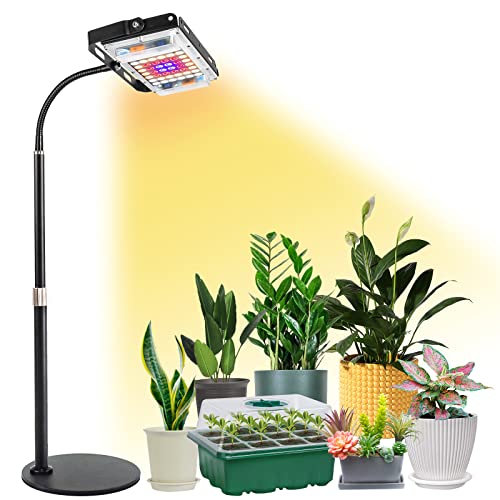 LBW Indoor Plant Grow Light: Full Spectrum Desk LED with Adjustable Gooseneck