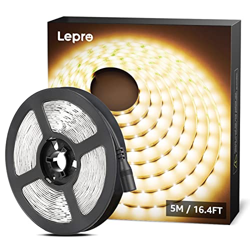 LE 12V LED Strip Light: Flexible, Easy Installation, Warm White