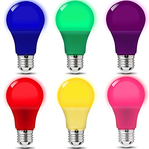 LED Colored Light Bulbs for Parties and Decor