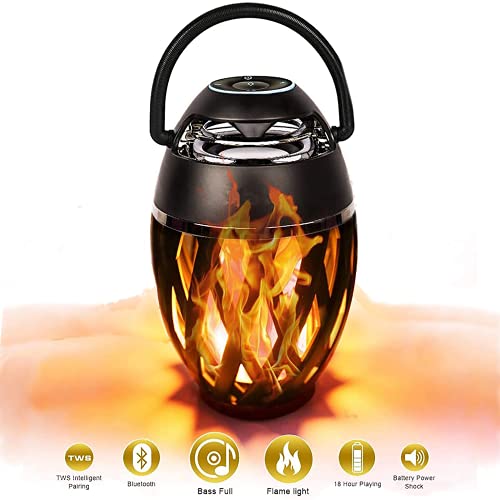 LED Flame Speaker Lamp with Stereo Sound