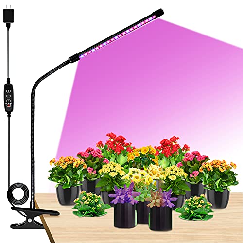 PYLYFE Indoor Plant Full Spectrum LED Grow Light with Timer