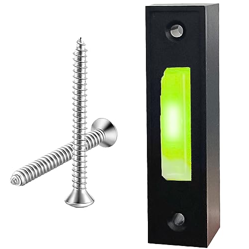 YAHUAA LED Doorbell Button Replacement with Lighted Wall Mount Chime Opener