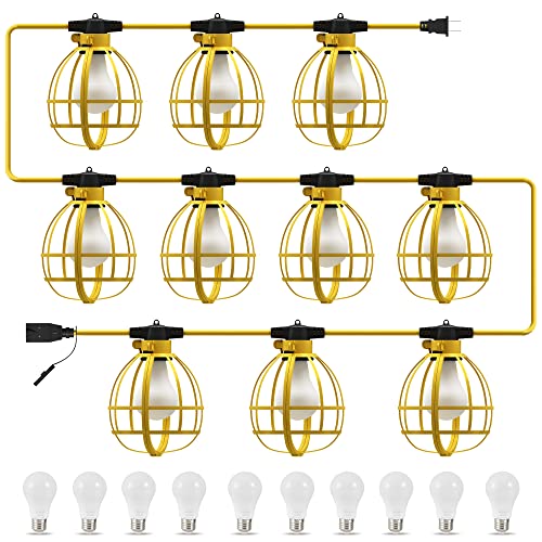 LEDIARY 100FT Construction String Lights