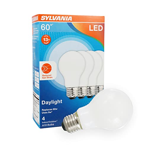 LEDVANCE Sylvania Reduced Eye Strain A19 LED Light Bulb - 4 Pk