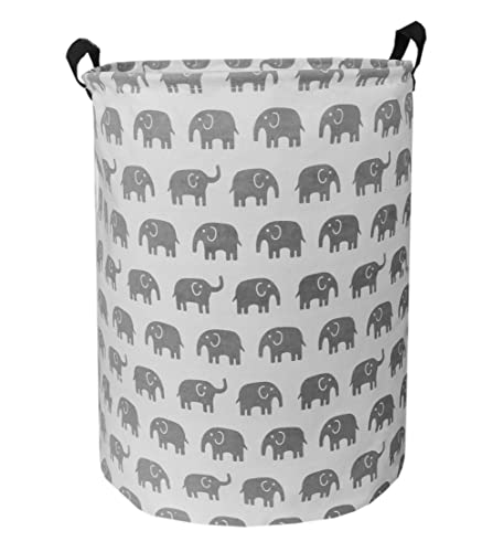 LEELI Collapsible Canvas Laundry Basket