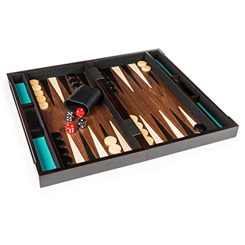 Legacy Deluxe Backgammon Classic 2-Player Board Game Set