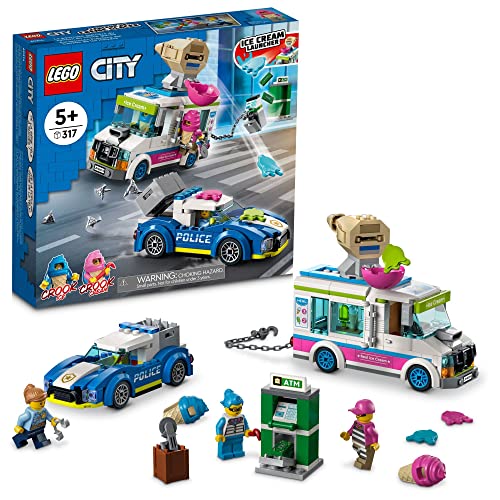 LEGO City Ice Cream Truck Police Chase Van Toy