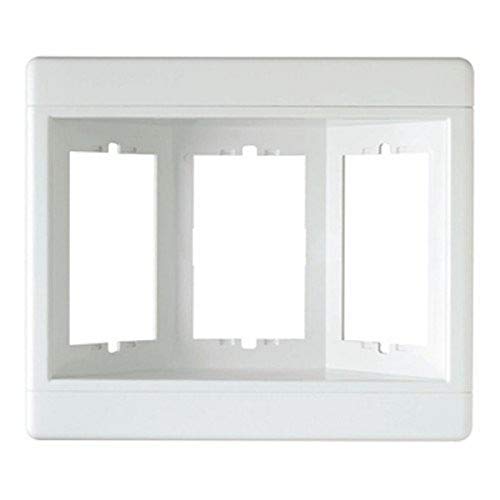 Legrand 3 Gang Recessed TV Box for In Wall Cable Concealer