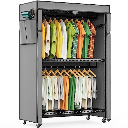 LEHOM G1C Clothes Rack with Cover