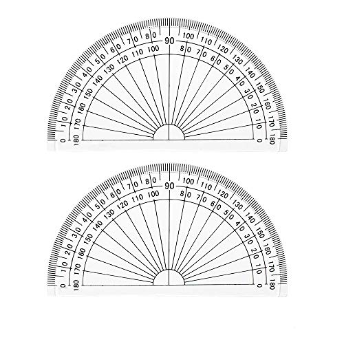 Leline's 4-inch Plastic Protractor, Clear
