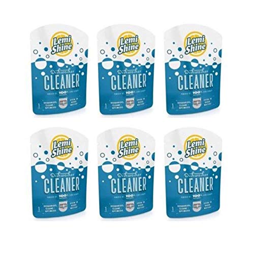Lemi Shine Citric Extracts Dishwasher Cleaner 6-pack