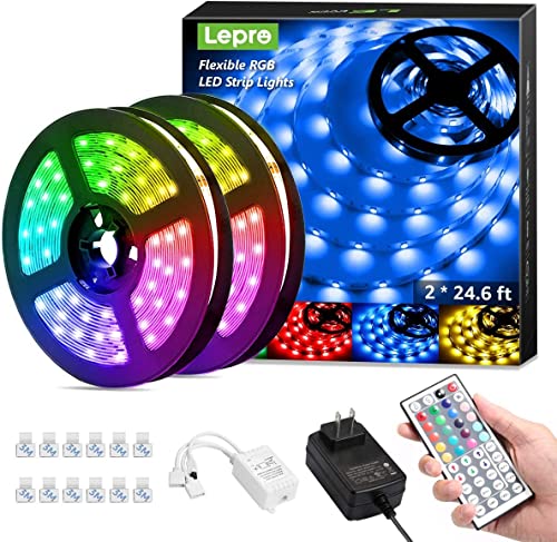 Lepro 50ft LED Strip Lights: Bright, Colorful, and Easy to Install