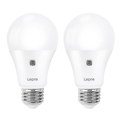 Lepro Dusk to Dawn Light Bulbs - Outdoor Lighting with Auto On/Of