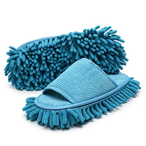  Selric Bear Super Chenille Microfiber Washable Mop Slippers  Shoes for Women, Floor Dust Dirt Hair Cleaner, Multi-sizes Multi-Colors  Available 9 7/9 Inches Size:5.5-8.5. : Health & Household