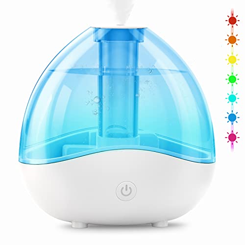 Lerat Cool Mist Humidifier for Bedroom, Nursery, and Office