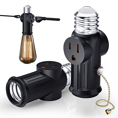 Letaclanic Light Socket to Plug Adapter