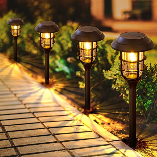 LETMY Solar Pathway Lights - Bright, Waterproof, and Convenient