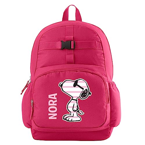 Personalized PEANUTS SNOOPY Backpack - Pink